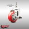 Service Caster 3 Inch 316SS Red Polyurethane Swivel 3/8 Inch Threaded Stem Caster with Brake SCC-SS316TS20S314-PPUBRED-TLB-381615 - alternate 5